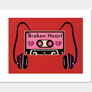 Broken Heart Posters and Art